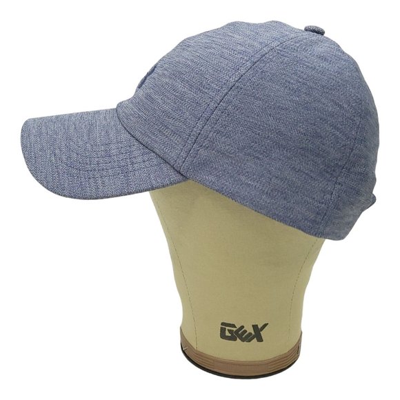 Under Armour Free Fit Tuck Strap Blue Cap Baseball Golf Running Tennis Hat - Picture 9 of 12